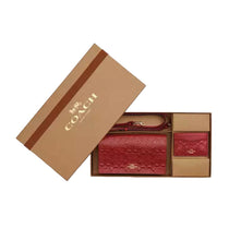 Load image into Gallery viewer, Coach Boxed Anna Foldover Clutch Crossbody And Card Case Set In Leather
