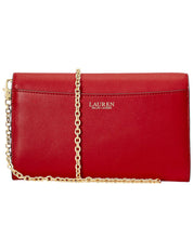 Load image into Gallery viewer, LAUREN RALPH LAUREN Leather Medium Adair Wallet Crossbody Red
