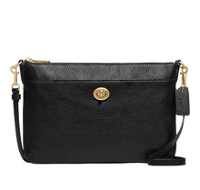 Load image into Gallery viewer, Coach Polished Pebble Polly Crossbody Black
