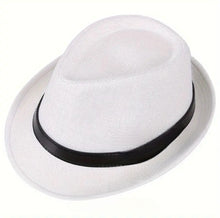 Load image into Gallery viewer, Andrea’s Deals Summer Straw Panama Hat White
