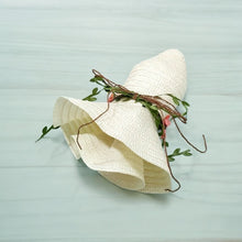 Load image into Gallery viewer, Andrea&#39;s Deals Breathable White Sun Hat with Ruffles Brim
