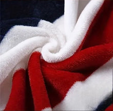 Load image into Gallery viewer, AD &quot;Cozy&quot; Patriotic American Flag Flannel Blanket
