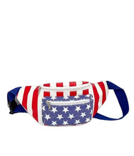 Load image into Gallery viewer, AD Fashionable Flag Pattern Waist Bag/Fanny Pack
