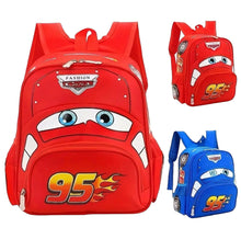 Load image into Gallery viewer, Disney Lightning McQueen 3D Backpack, Red
