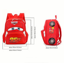 Load image into Gallery viewer, Disney Lightning McQueen 3D Backpack, Red
