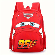 Load image into Gallery viewer, Disney Lightning McQueen 3D Backpack, Blue
