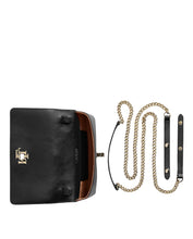 Load image into Gallery viewer, Lauren Ralph Lauren Leather Crossbody Tech Case Black
