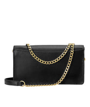 Load image into Gallery viewer, Lauren Ralph Lauren Leather Crossbody Tech Case Black
