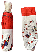 Load image into Gallery viewer, Sanrio Hello Kitty Pattern Automatic Folding Umbrella With UV Protection Cycling CY Cat
