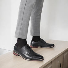 Load image into Gallery viewer, Bruno Marc Men&#39;s Classic Cap-Toe Formal Oxford Shoes 10 Black
