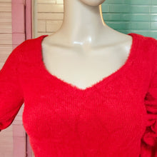 Load image into Gallery viewer, Sincerely Jules Size Medium Sweater Cropped Pullover v-neck Super Soft
