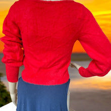 Load image into Gallery viewer, Sincerely Jules Size Medium Sweater Cropped Pullover v-neck Super Soft
