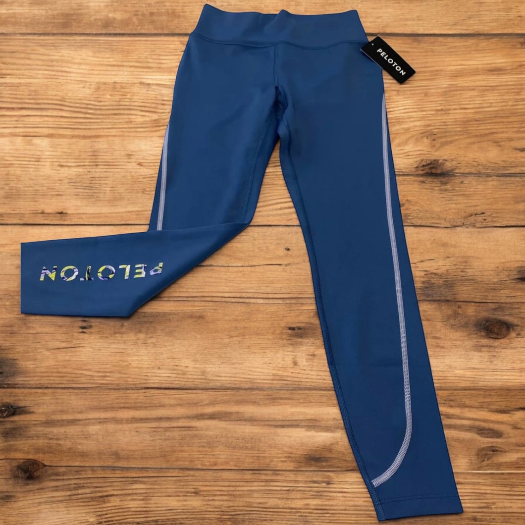 Peloton PS121 Move Mission Seamed Leggings Blue Women's Size S