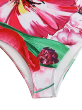 Load image into Gallery viewer, Music Festival European and American Two-piece Swimsuit Set Rose M Hot Pink
