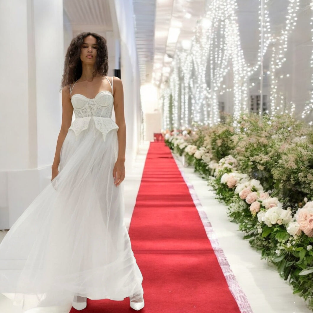 For Love and Lemons Lily Bridal Dress White M