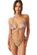 Load image into Gallery viewer, AD Summer Women’s Triangle Strap Spaghetti 2-piece Bikini Split Swimwear Multi M
