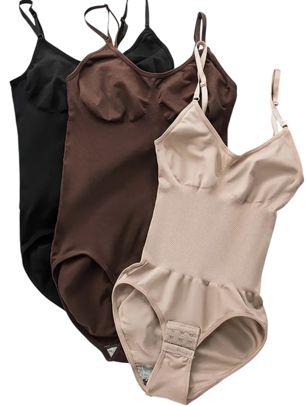 AD 3pcs Seamless Body Shaping Bodysuits XL