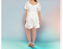 Load image into Gallery viewer, French Connection Cecilia Cabello Lace Dress Summer White 8
