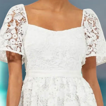 Load image into Gallery viewer, French Connection Cecilia Cabello Lace Dress Summer White 8
