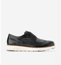 Load image into Gallery viewer, Cole Haan Men&#39;s Original Grand Remastered Wingtip Oxfords Black 10.5

