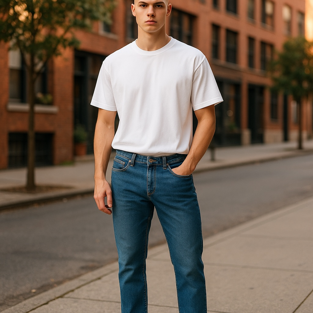 Wrangler Men's Blue Jeans Relaxed, Straight Leg: 36x32