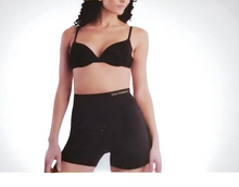 Load image into Gallery viewer, Juicy Couture Body Shaping Scuba Biker High Shorts Black L
