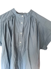 Load image into Gallery viewer, Universal Thread Women&#39;s Popover Short Sleeve Blouse, Small - Blue
