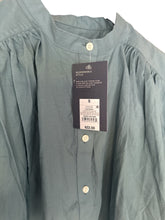 Load image into Gallery viewer, Universal Thread Women&#39;s Popover Short Sleeve Blouse, Small - Blue

