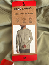 Load image into Gallery viewer, Eddie Bauer Men&#39;s Performance Solarfoil Hoodie UPF 50+, Green M
