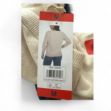 Load image into Gallery viewer, Lucky Brand Women&#39;s V-Neck Sweater Natural Multi M
