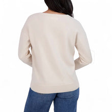 Load image into Gallery viewer, Lucky Brand Women&#39;s V-Neck Sweater Natural Multi M
