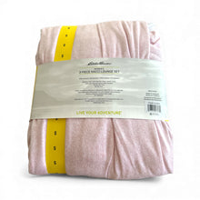 Load image into Gallery viewer, Eddie Bauer Women's 3 Piece Ultra Soft Hacci Lounge PJ Set Pink S
