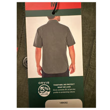 Load image into Gallery viewer, Orvis Men's UPF 30+ Lightweight Woven Short Sleeve Tech Shirt, Green M
