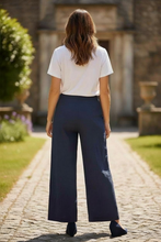 Load image into Gallery viewer, DKNY Women's Wide Leg Pant, Navy, 14
