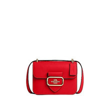 Load image into Gallery viewer, Coach Morgan Square Crossbody Electric Red Crossgrain Leather
