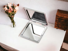 Load image into Gallery viewer, Andrea’s Deals Ballerina Makeup Magnifying Mirror 2 Sides Foldable
