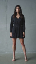 Load and play video in Gallery viewer, NWT Chloe Oliver Camila Mini Dress Black S
