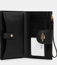 Load image into Gallery viewer, Coach Tech Phone Wallet In Color block Signature Canvas
