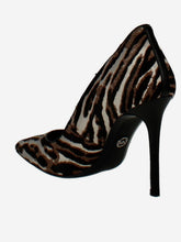 Load image into Gallery viewer, Michael Kors Keke Pump Haircalf 9.5M Gunmetal
