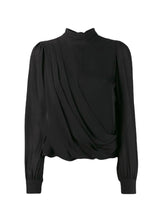 Load image into Gallery viewer, Michael Kors Crepe Drape Blouse. Size 0
