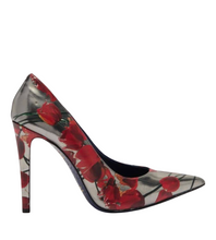 Load image into Gallery viewer, Valentina Rangoni Romantico Printed Stiletto Pump. Aluminio Tulipani. Size 7.5
