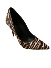 Load image into Gallery viewer, Michael Kors Keke Pump Haircalf 9.5M Gunmetal
