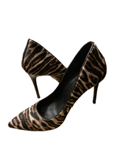 Load image into Gallery viewer, Michael Kors Keke Pump Haircalf 9.5M Gunmetal
