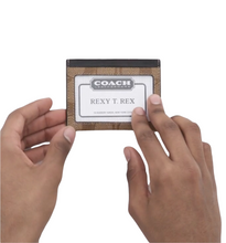 Load image into Gallery viewer, Coach Slim Id Card Case In Signature Canvas Charcoal

