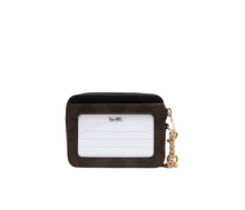 Load image into Gallery viewer, Coach Zip Card Case In Signature Canvas Brown/Black
